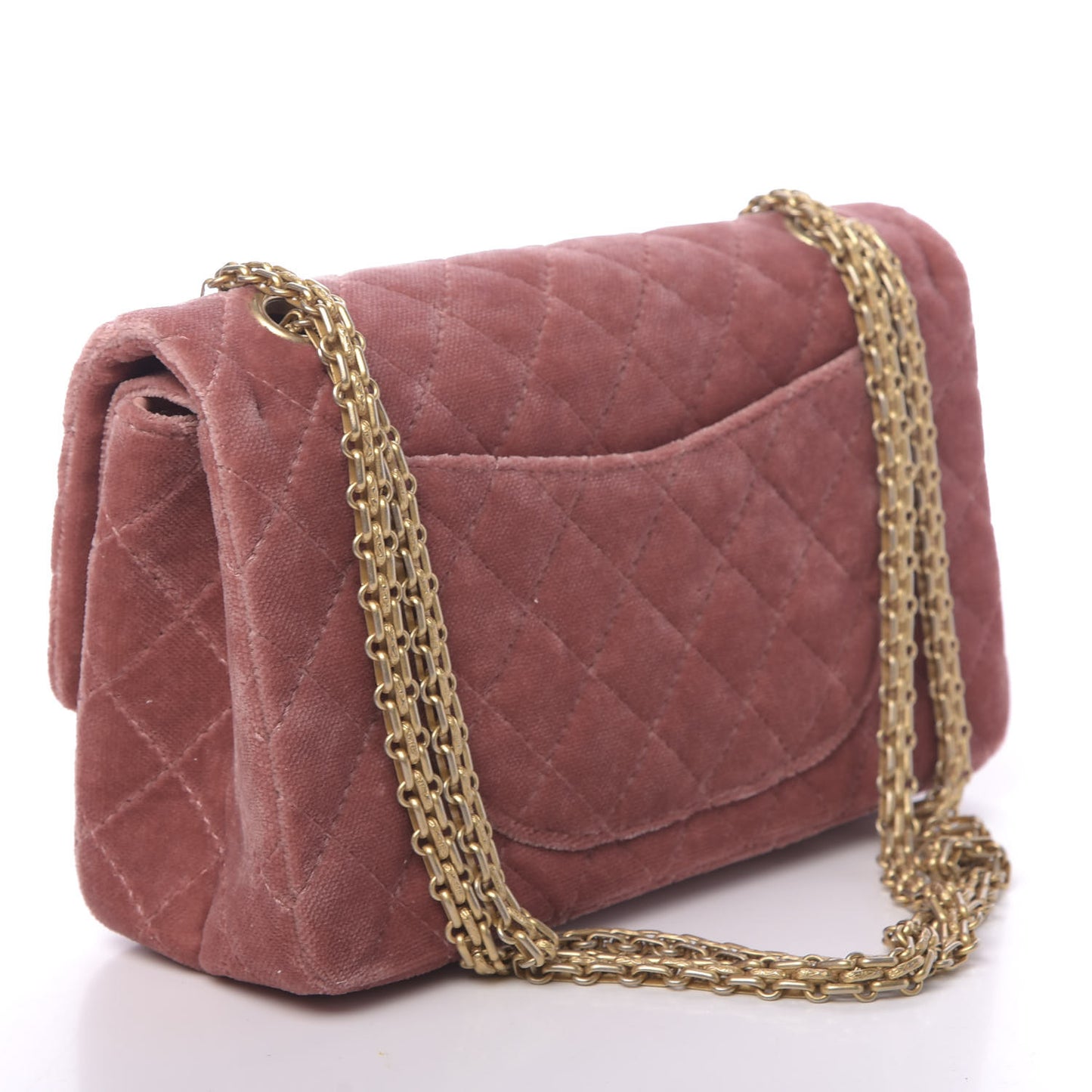 Velvet Quilted 2.55 Reissue 225 Flap Pink