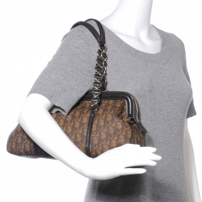 Christian Dior Monogram Trotter Romantique Zipped Tote Brown 2 of 7