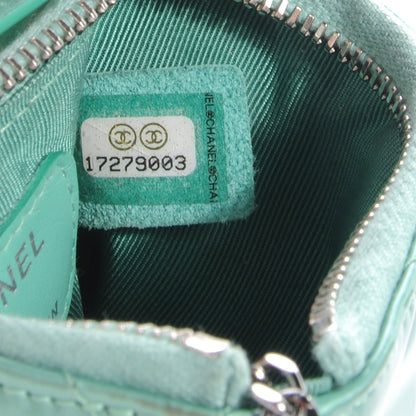 Chanel Patent Key Holder Case Green 7 of 8