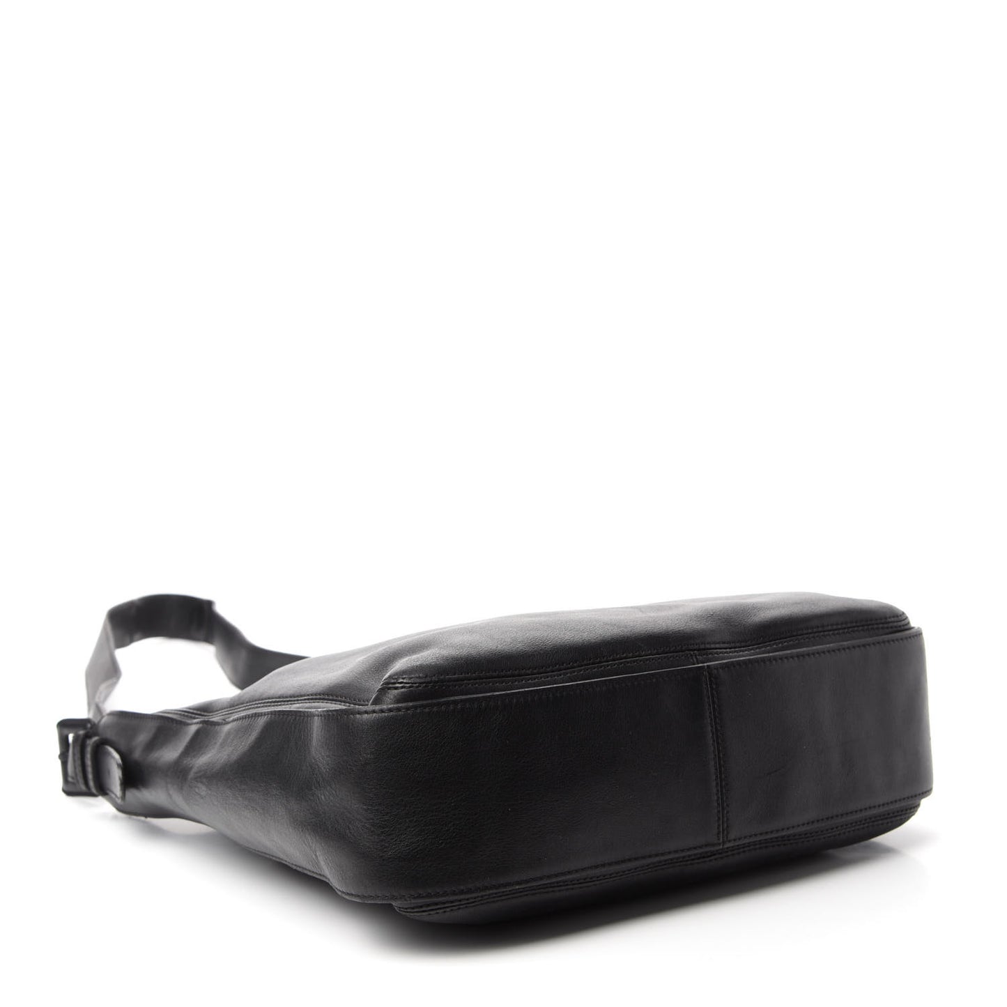 Calfskin CC Shoulder Bag Black