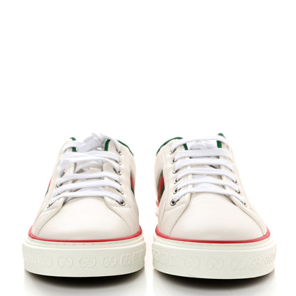 Gucci GG Monogram Web Mens 1977 Tennis Sneakers 9.5 Great White 2 of 8