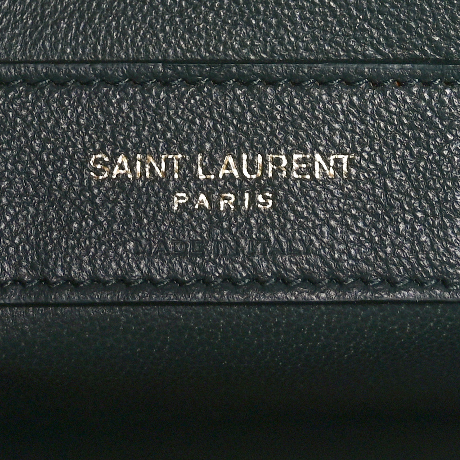Saint Laurent Smooth Calfskin Manhattan Shoulder Bag Dark Green 6 of 9