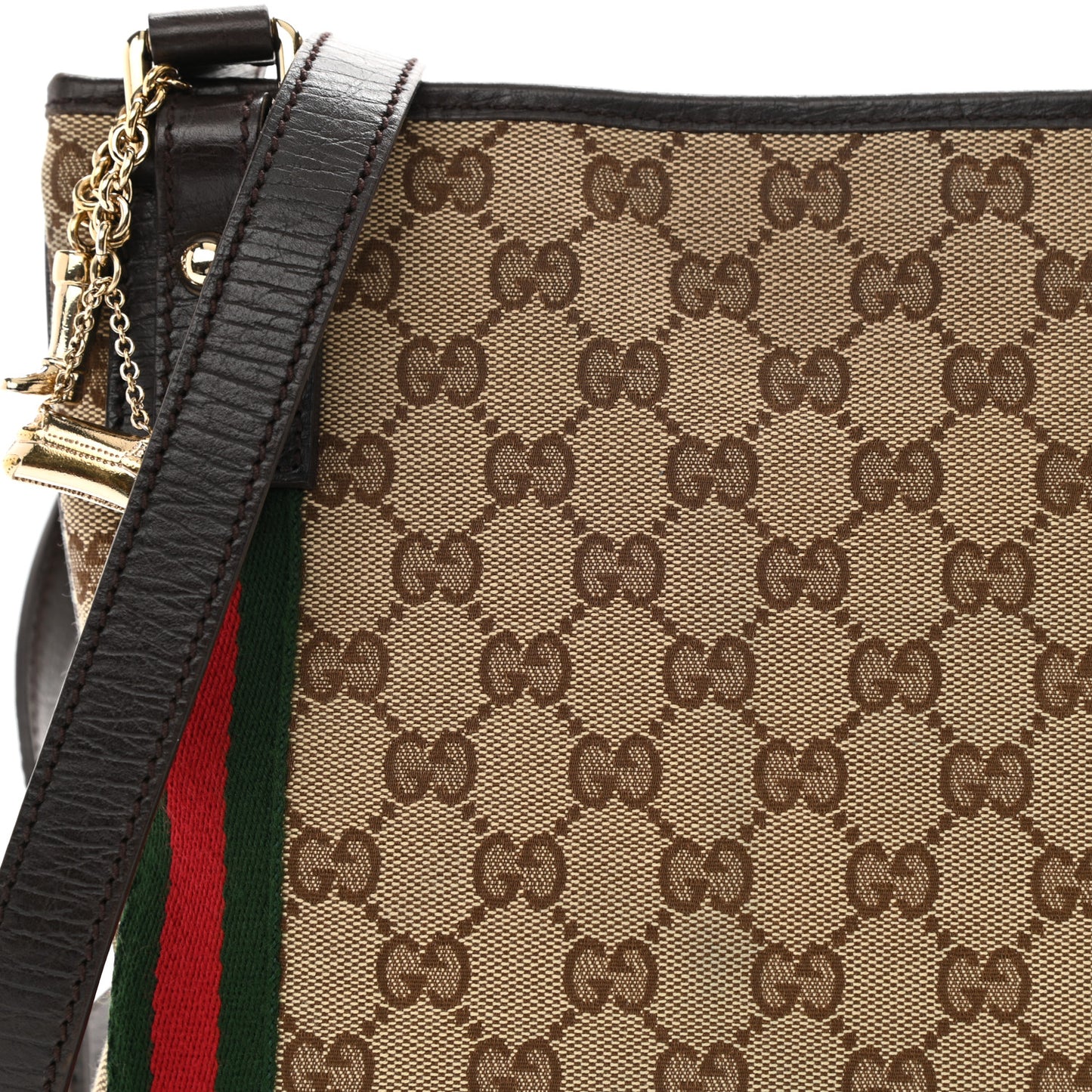 Monogram Web Jolicoeur Charms Messenger Dark Brown