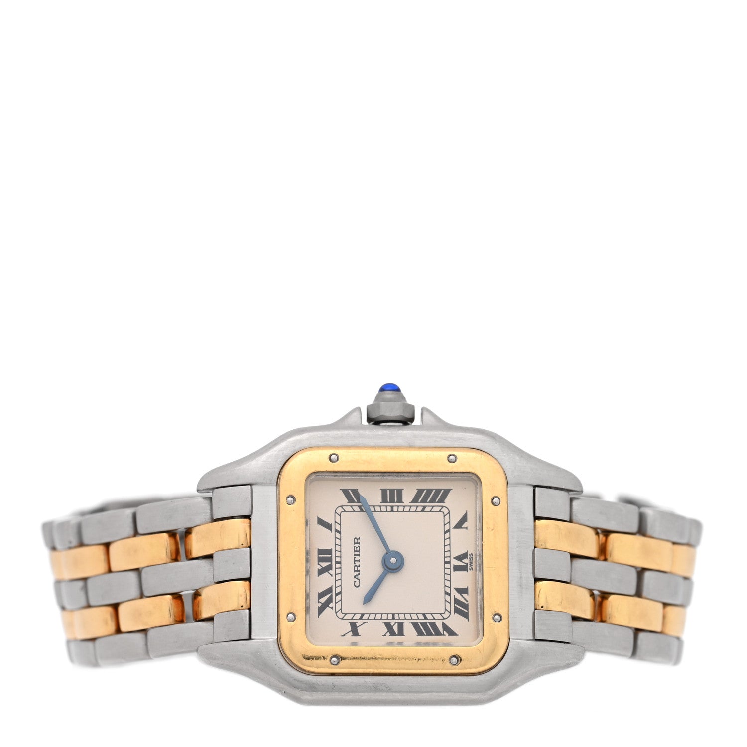 Cartier Stainless Steel 18K Yellow Gold 22mm Panthere Quartz Watch 2 of 4