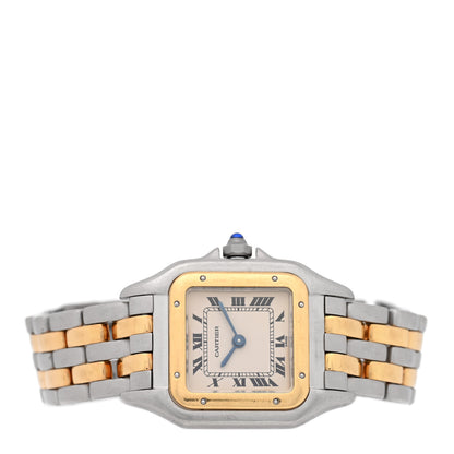 Cartier Stainless Steel 18K Yellow Gold 22mm Panthere Quartz Watch 2 of 4