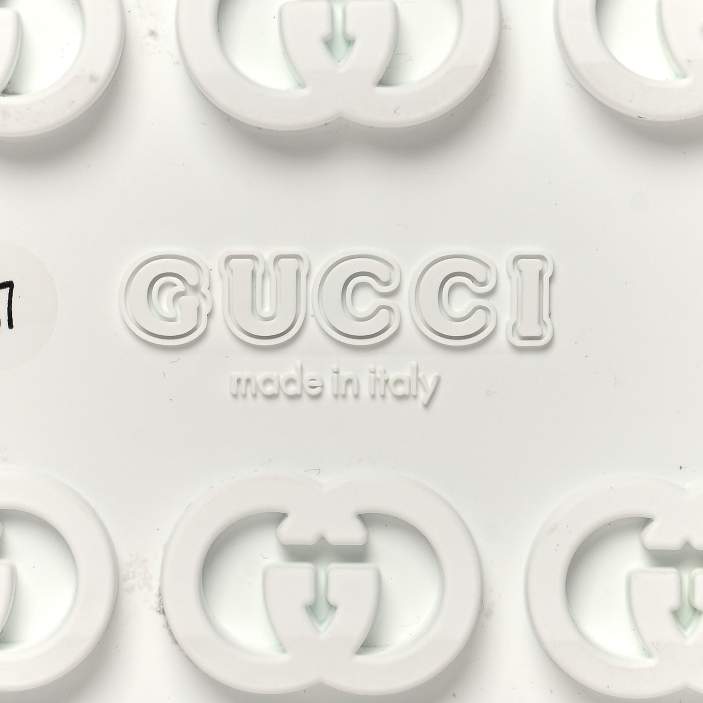 Soft Rubber Horsebit Touch Womens Strapped Sandals 37 Great White