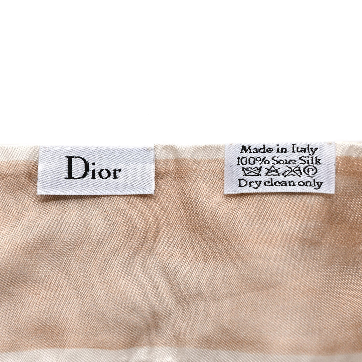 Christian Dior Silk Mitzah ABCDIOR "D" Scarf 3 of 3