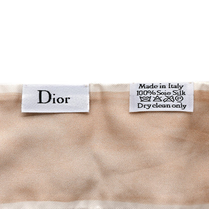 Christian Dior Silk Mitzah ABCDIOR "D" Scarf 3 of 3