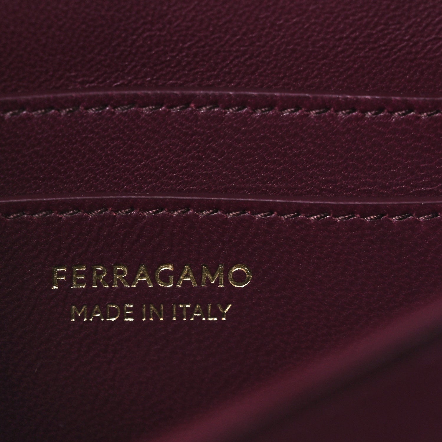 Salvatore Ferragamo Calfskin Double Gancini Crossbody Plum 6 of 12