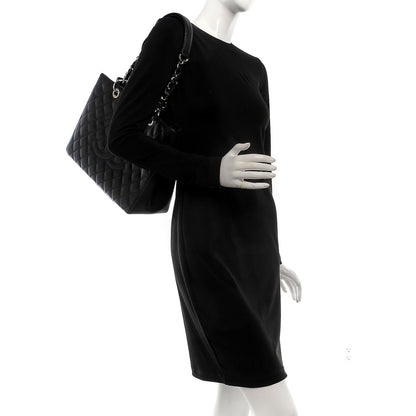 Chanel Caviar Quilted Grand Shopping Tote GST Black 2 of 8
