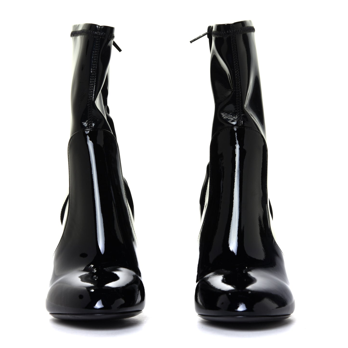 Patent Uniformes Silhouette Ankle Boots 35.5 Black