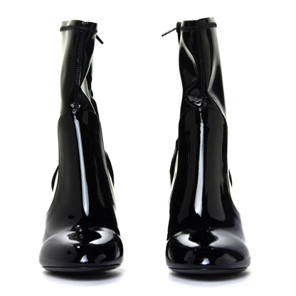 Louis Vuitton Patent Uniformes Silhouette Ankle Boots 35.5 Black 7 of 12