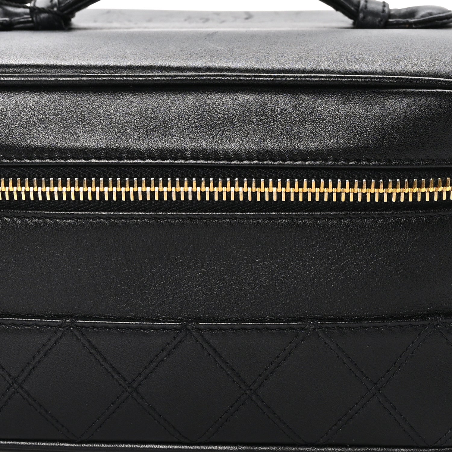 Chanel Lambskin Vanity Cosmetic Case Black 13 of 13
