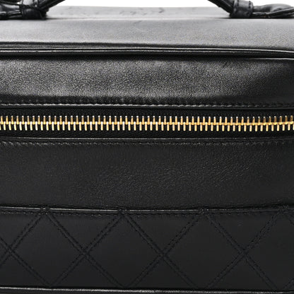 Chanel Lambskin Vanity Cosmetic Case Black 13 of 13