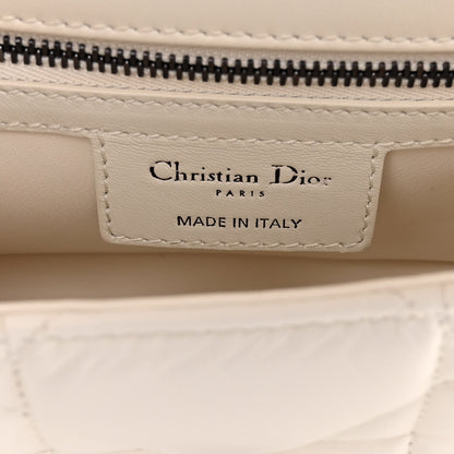 Christian Dior Lambskin Macrocannage Small Dior Caro Bag Ivory 6 of 9