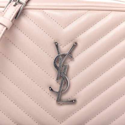 Saint Laurent Calfskin Matelasse Monogram Lou Camera Bag Marble Pink 10 of 10