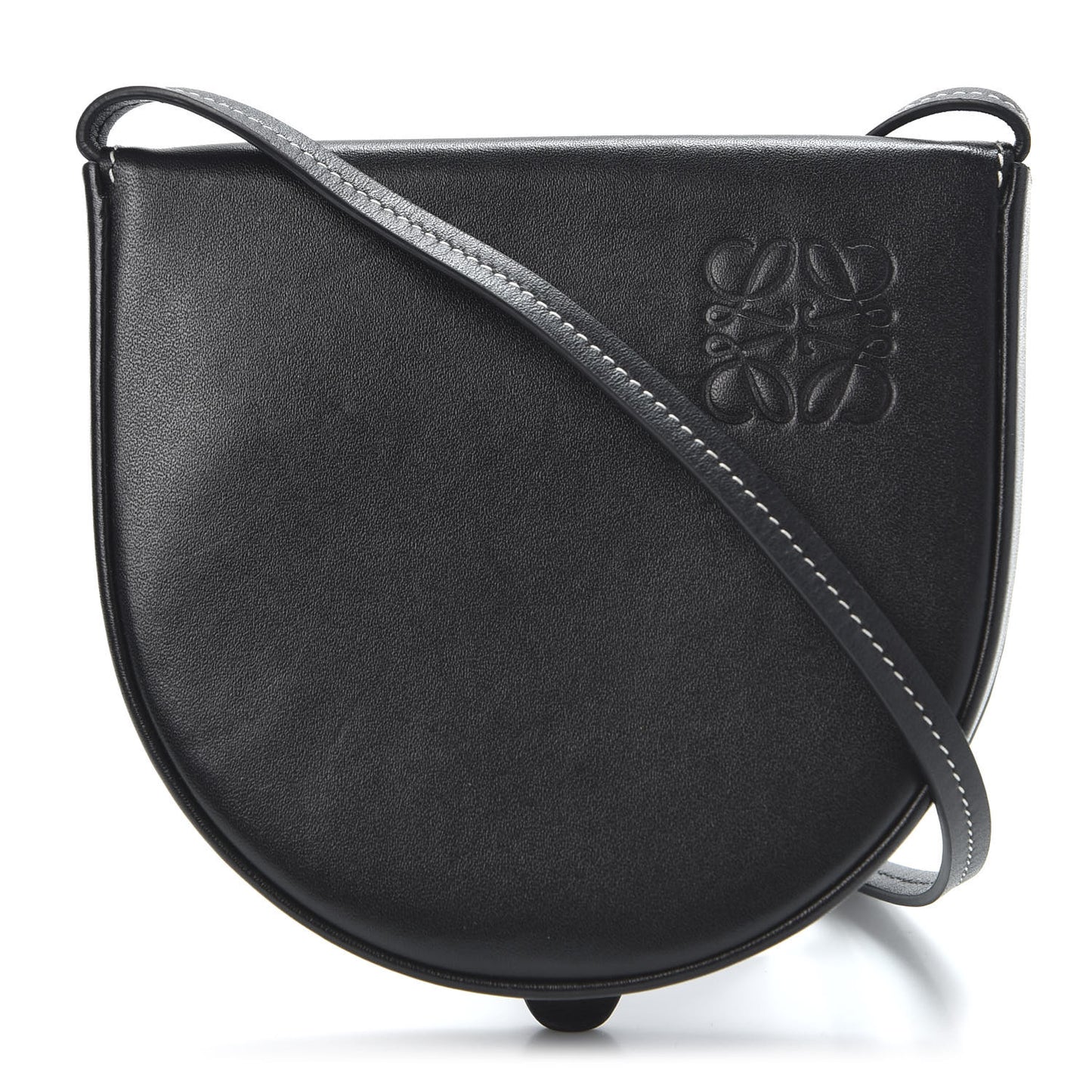 Soft Calfskin Small Heel Bag Black