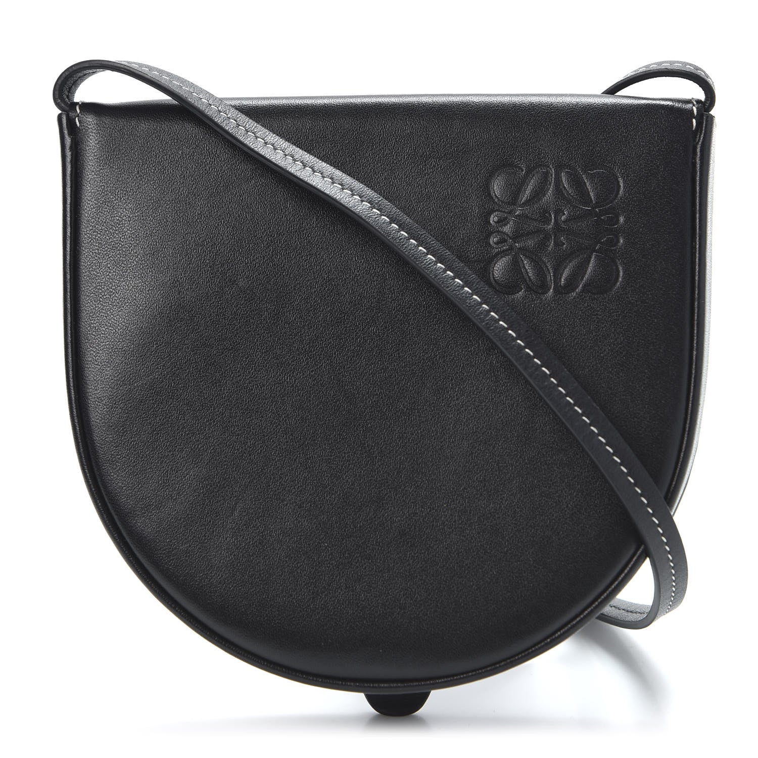 Loewe Soft Calfskin Small Heel Bag Black 1 of 9