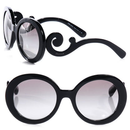 Prada Baroque Sunglasses SPR 27N Black 1 of 5