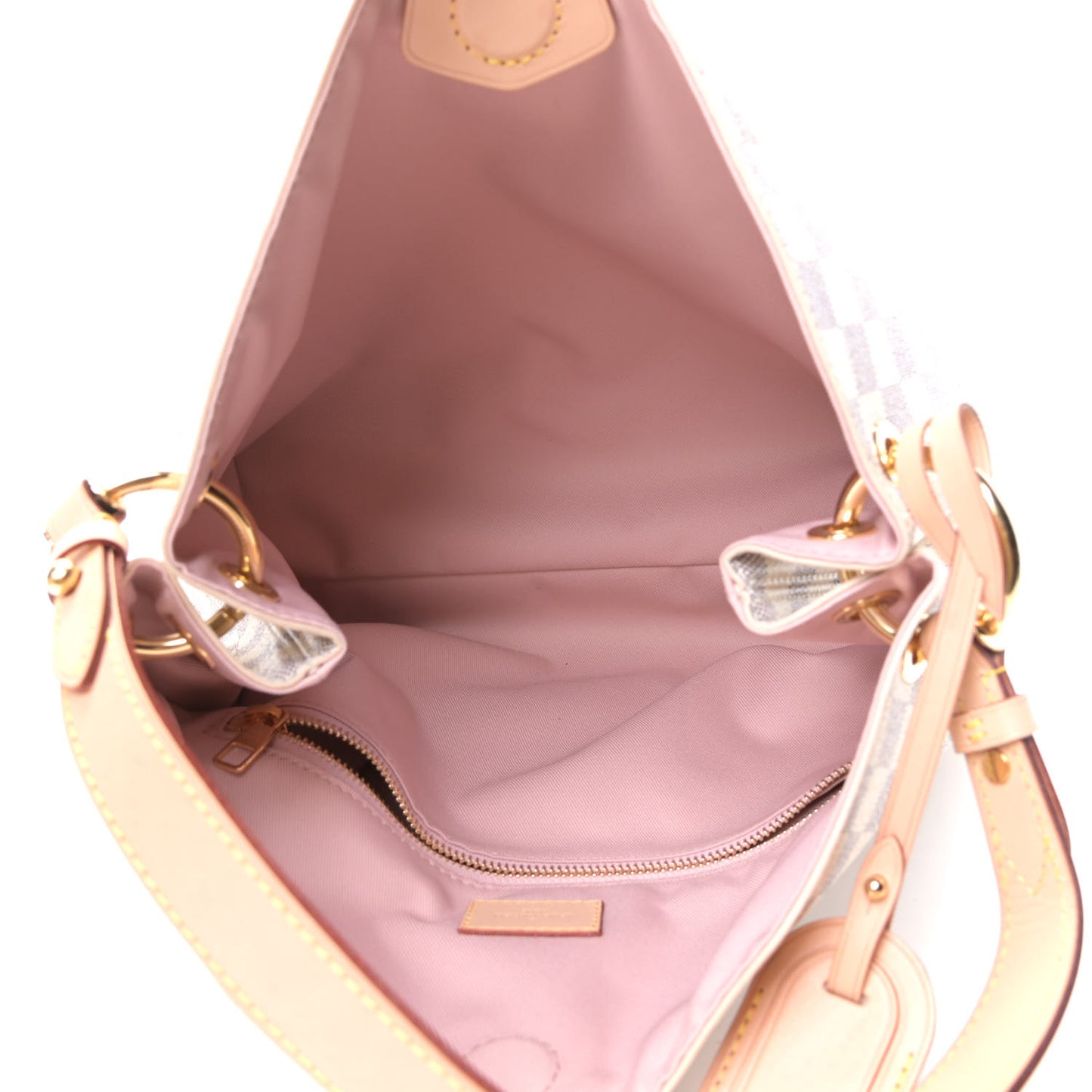 Damier Azur Graceful PM Rose Ballerine