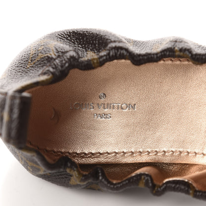 Louis Vuitton Patent Monogram Flirty Ballerina Flats 37 Gold 7 of 9