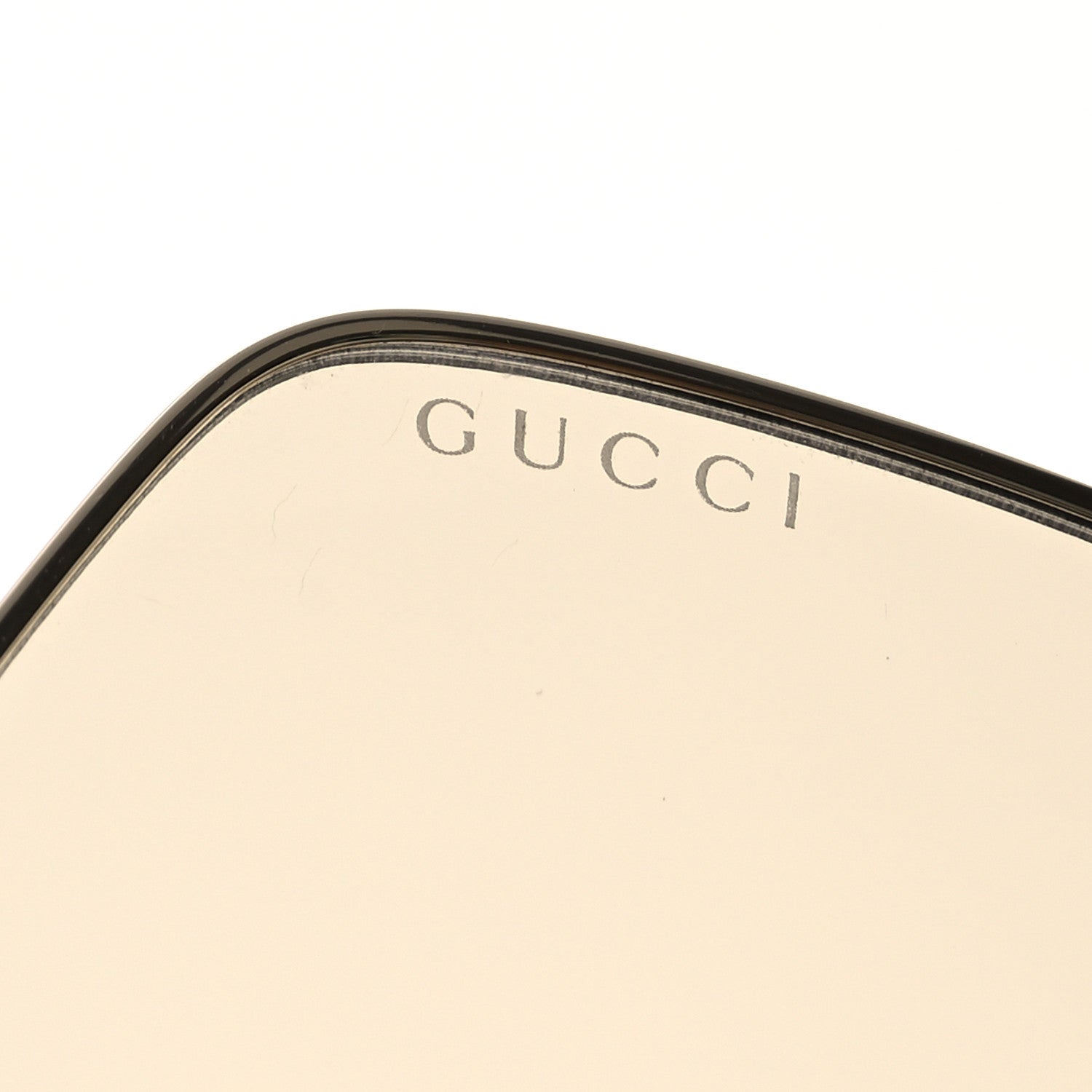 Gucci Metal Oversized Square Frame Sunglasses GG1005S Gold Green 7 of 8