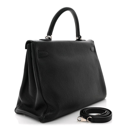 Hermes Togo Kelly Retourne 35 Black 3 of 12