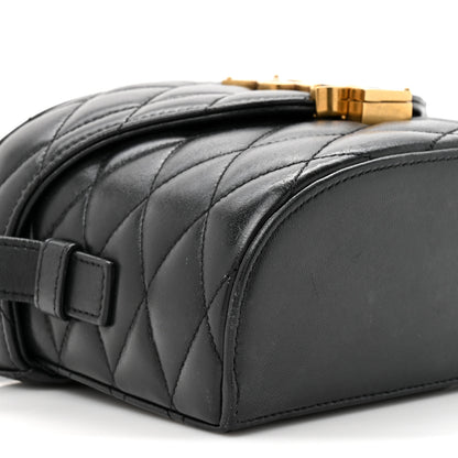 Saint Laurent Lambskin Matelasse Monogram June Box Bag Black 10 of 11