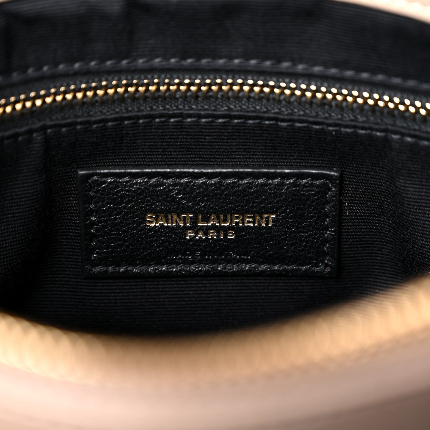 Calfskin Y Quilted Monogram Medium Loulou Chain Satchel Dark Beige
