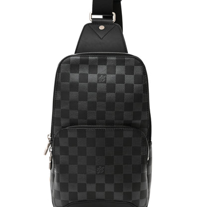 Louis Vuitton Damier Infini Avenue Sling Bag Onyx Silver 8 of 10