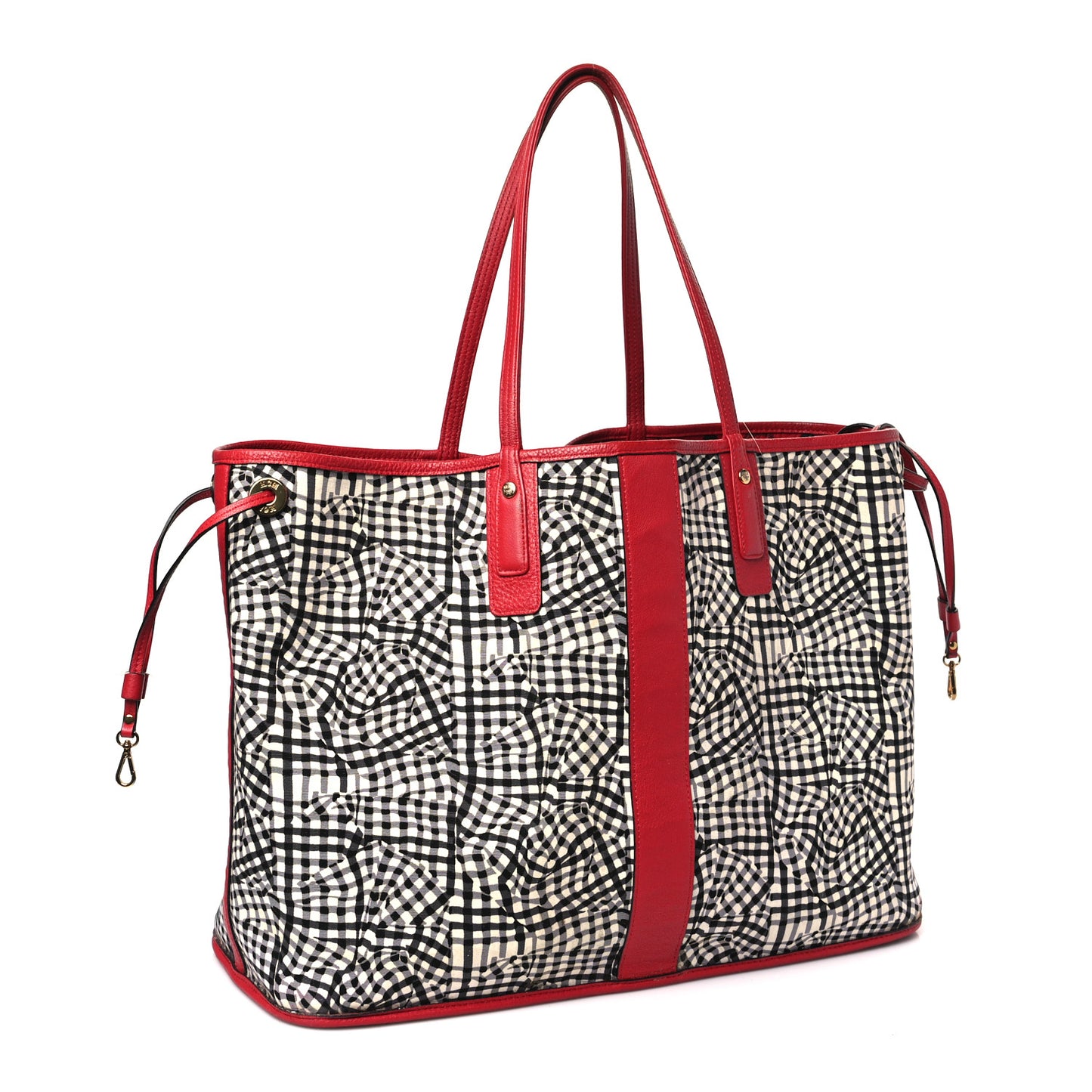 Visetos Large Liz Reversible Shopper Tote Ruby Red