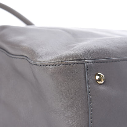 Fendi Vitello Acqua Large Twins Tote Grigio Scuro 10 of 16