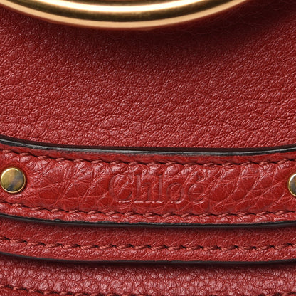 Chloe Calfskin Small Nile Bracelet Minaudiere Bag Dahlia Red 7 of 8