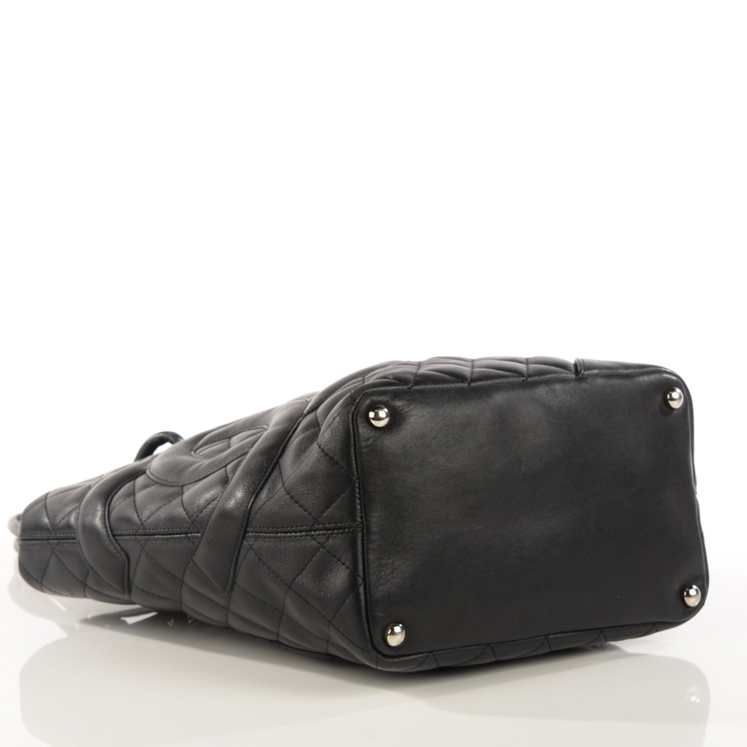 Chanel Calfskin Quilted Medium Cambon Tote Black 5 of 10