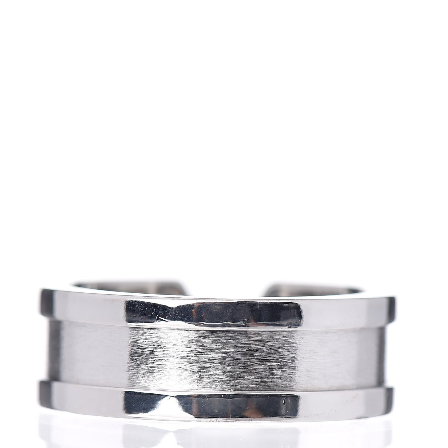 18K White Gold 6.5mm C De Ring 51 5.75