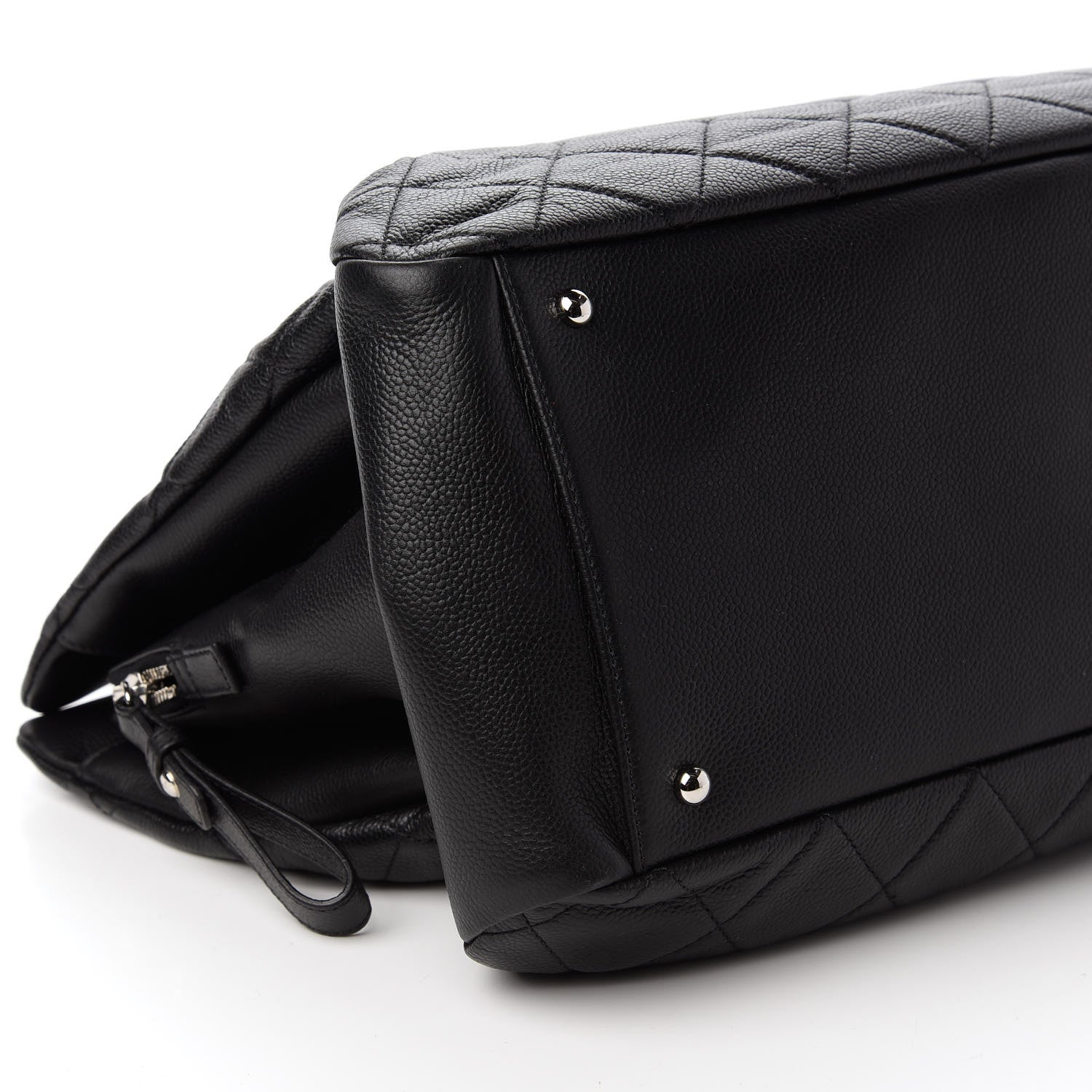 Chanel Caviar Quilted Timeless CC XL Shopping Tote Black 6 of 11