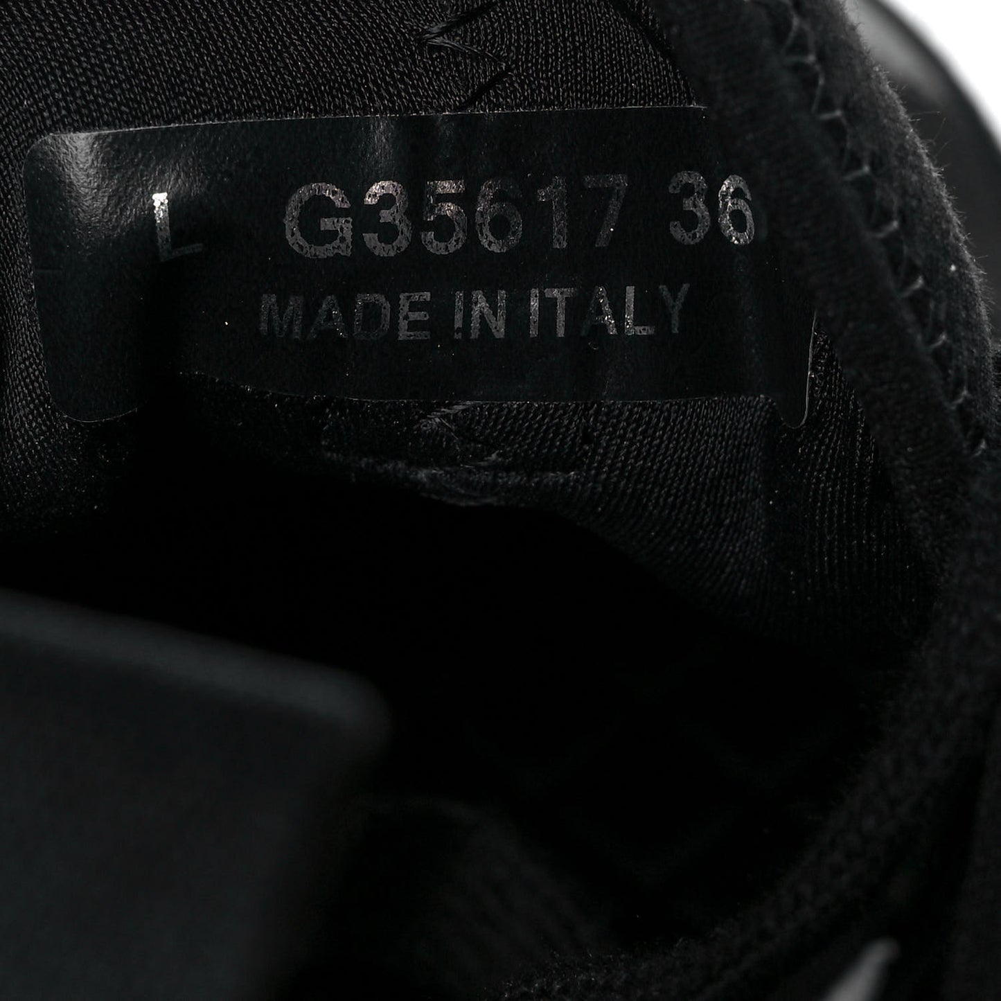Velvet Calfskin Mixed Fibers CC Sneakers 36 Black