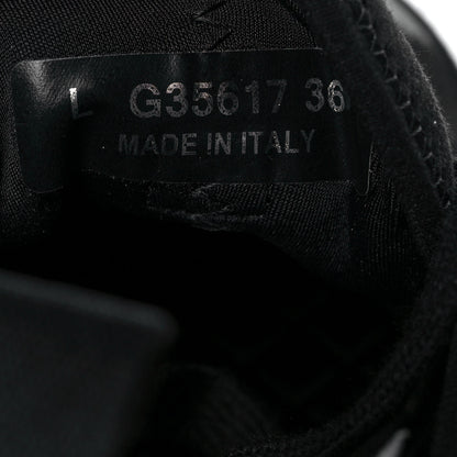 Chanel Velvet Calfskin Mixed Fibers CC Sneakers 36 Black 8 of 8