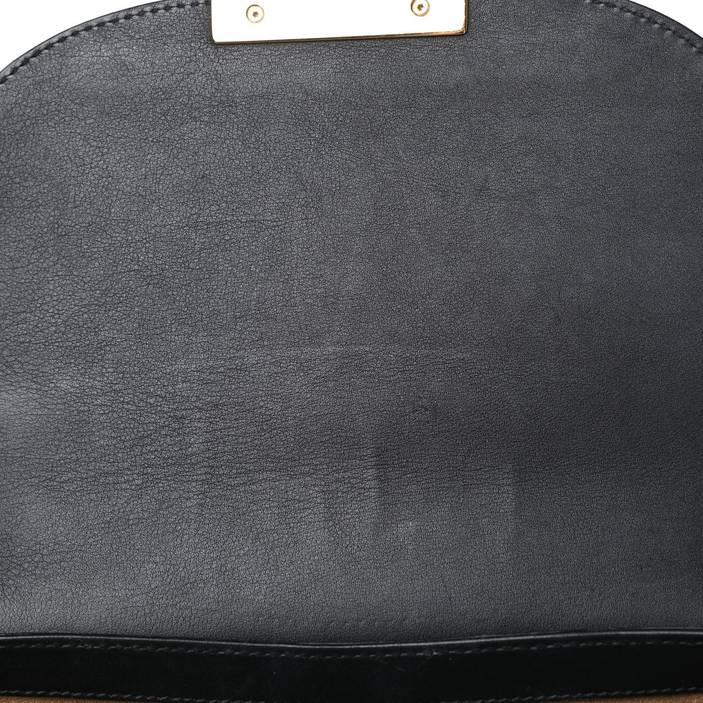 GG Supreme Monogram Web Medium Padlock Messenger Shoulder Bag Black