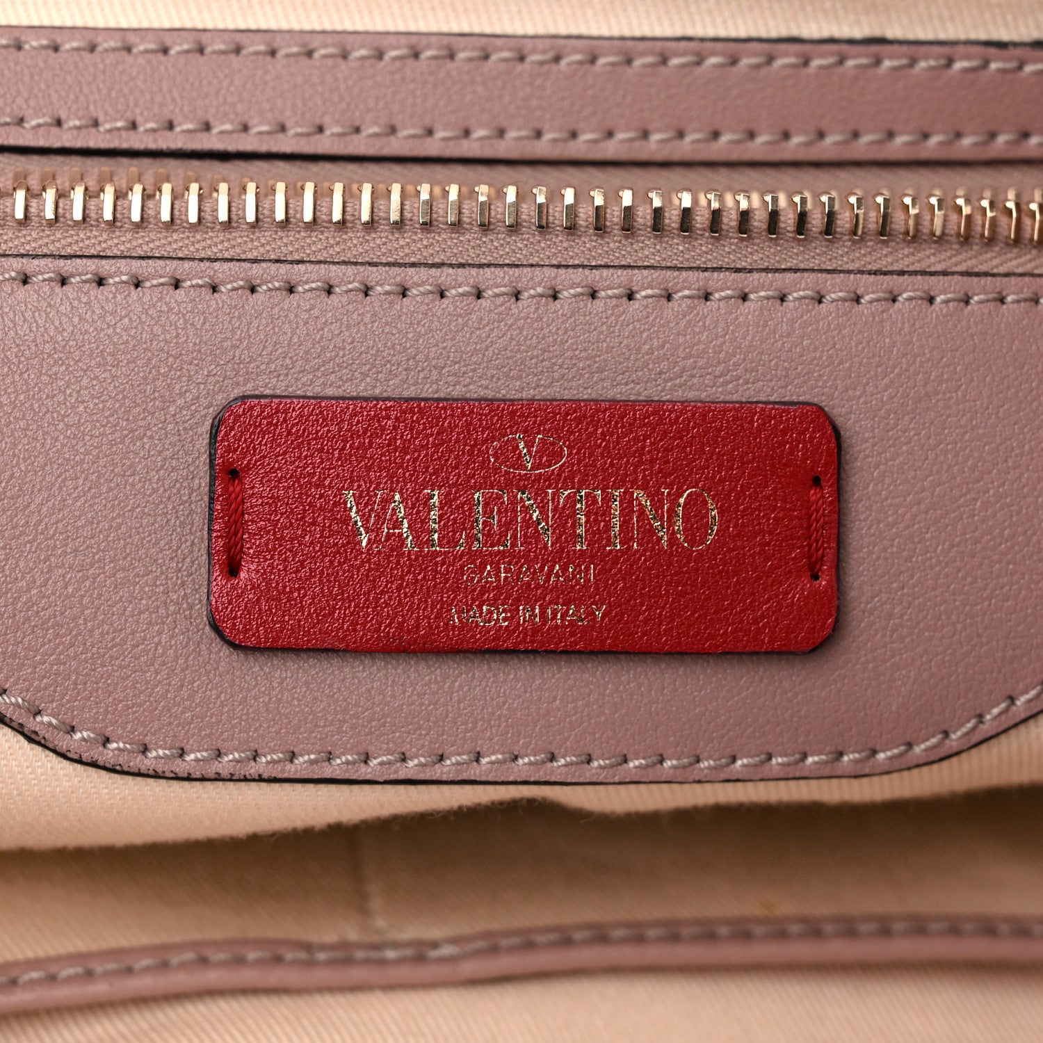 Valentino Garavani Pebbled Calfskin Rockstud Double Pocket Backpack Poudre 6 of 11