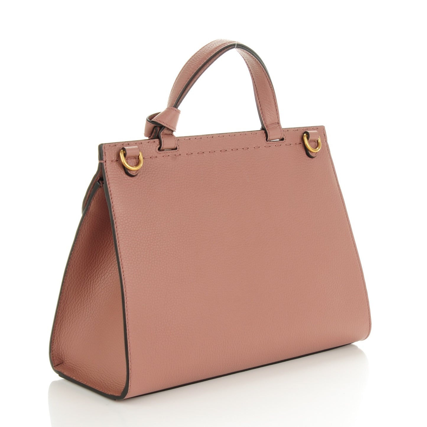 Calfskin Small GG Marmont Top Handle Bag Rosy Phard