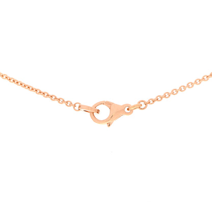 Bulgari 18K Rose Gold White Ceramic Diamond B.Zero1 Pendant Necklace 5 of 11