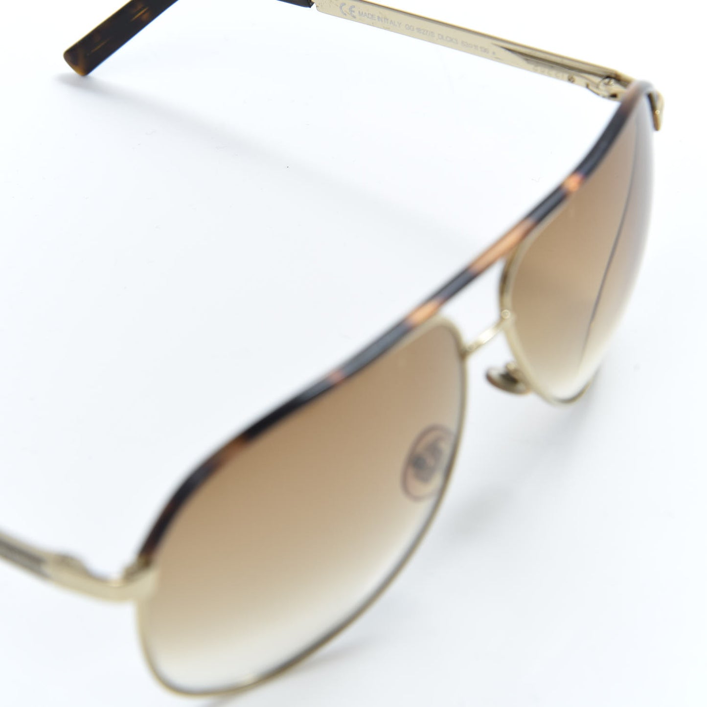 Aviator Sunglasses GG0014S Tortoise