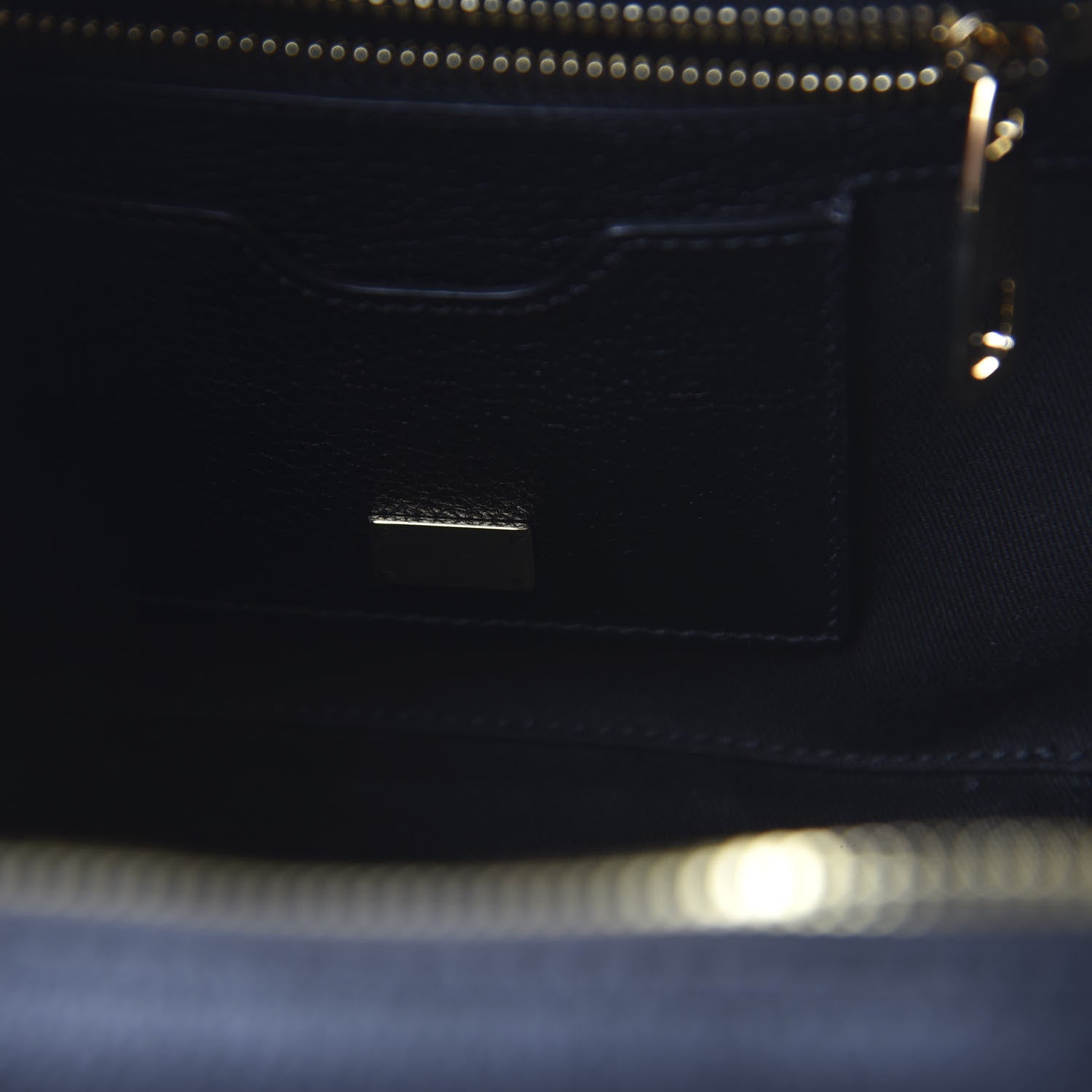Dolce & Gabbana Drummed Calfskin Rosaria Shoulder Bag Black 8 of 9