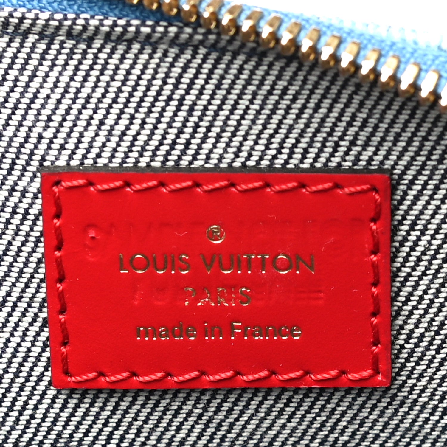 Louis Vuitton Denim Damier Monogram Patchwork Alma BB 7 of 11
