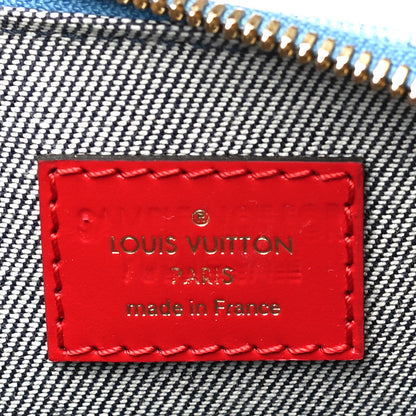 Louis Vuitton Denim Damier Monogram Patchwork Alma BB 7 of 11