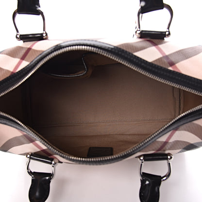 Burberry Supernova Check Small Chester Bowling Bag Black 5 of 9