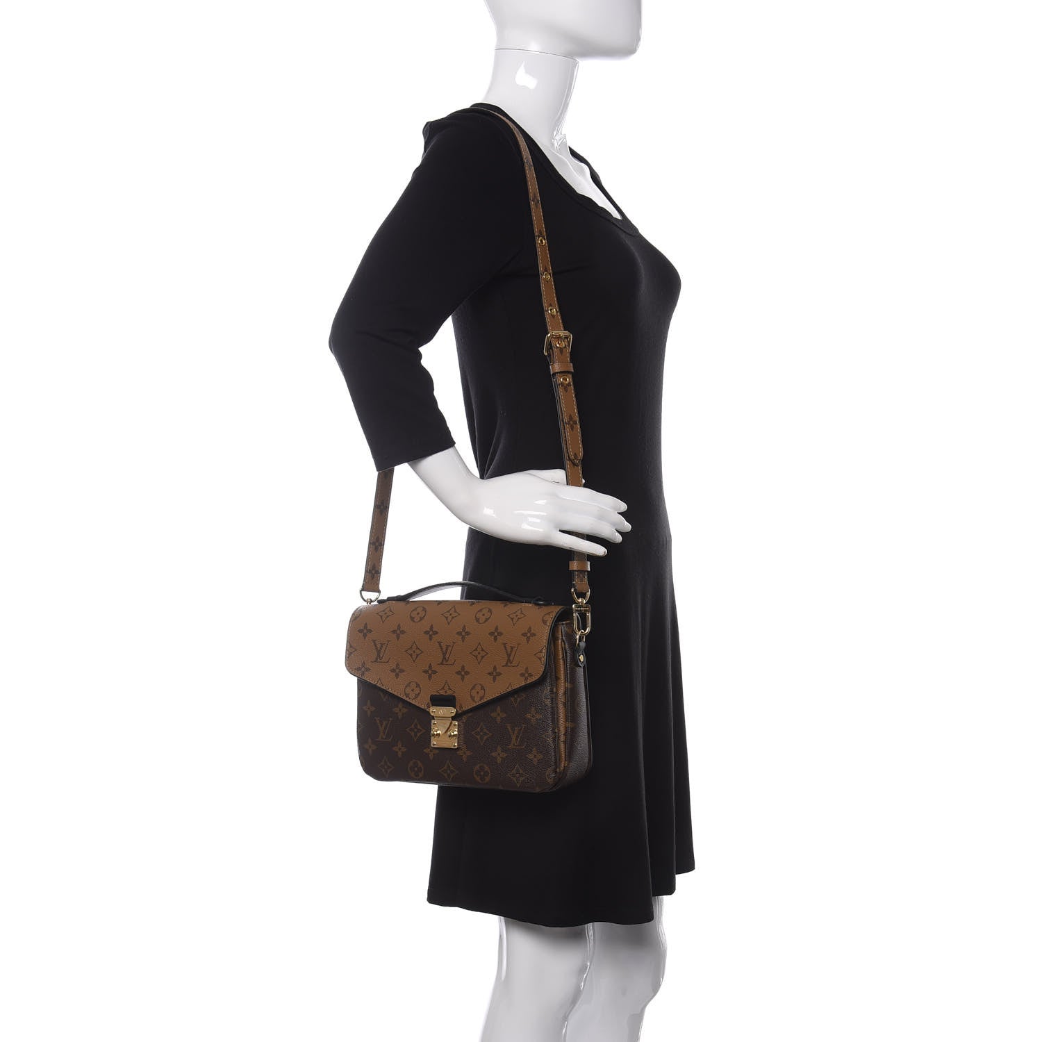 Louis Vuitton Reverse Monogram Pochette Metis 2 of 10