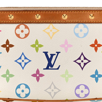 Louis Vuitton Monogram Multicolor Pochette Accessories White 7 of 10