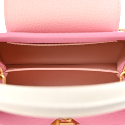 Louis Vuitton Taurillon Flower Chain Capucines Mini Candy Pink 6 of 11